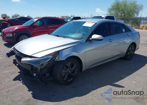 2021 Hyundai Elantra Sel from USA, damaged, VIN 5NPLS4AG7MH042328